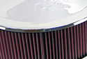 K&N Round Air Filter Cleaner Assembly