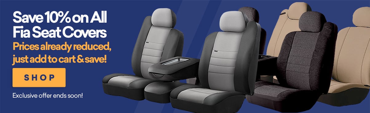 Save 10% on All Fia Seat Covers!