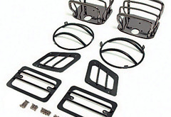 Rugged Ridge Euro Headlight Tail Light Side Marker Guard Kit