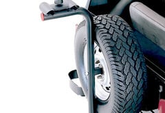 Rugged Ridge Lockable Spare Tire Mount Bike Carrier