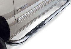 Ford F-550 Westin Platinum Series Round Step Bars