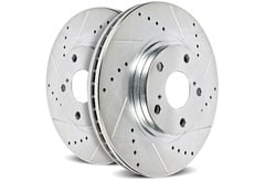 Power Stop Evolution Cross-Drilled and Slotted Rotors