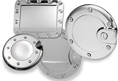 Jeep Wrangler Spyder Chrome Fuel Tank Cover
