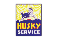Husky Service Vintage Sign by SignPast