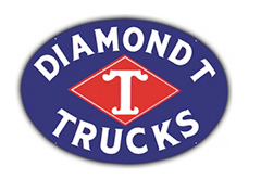 Diamond T Trucks Vintage Sign by SignPast