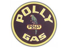 Polly Gas Vintage Sign by SignPast