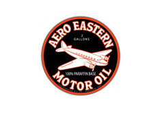 Aero Eastern Motor Oil Vintage Sign by SignPast