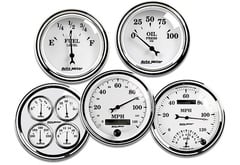 Mercedes-Benz C-Class AutoMeter Street Rod Old Tyme White II Series Gauges