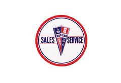 Hudson Sales & Service Vintage Sign by SignPast