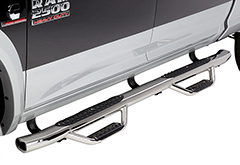 Nissan Titan Go Rhino Dominator D4 Dual Step Nerf Bars