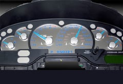 Ford Excursion US Speedo Stainless Steel Gauge Face Kit