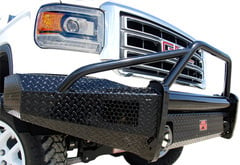 Ford F450 Fab Fours Black Steel Pre-Runner Front Bumper