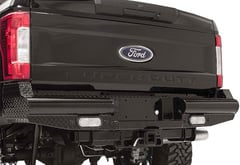 Ford F150 Fab Fours Black Steel Rear Bumper