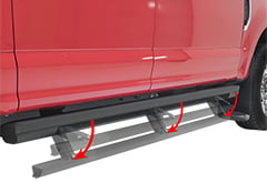 Jeep Wrangler Aries ActionTrac Powered Running Boards