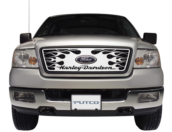 Putco Harley Davidson Flaming Inferno Grille with Harley Script