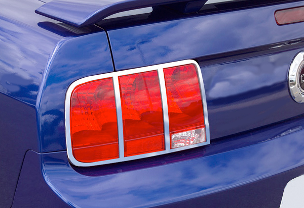 Chrome cover light nissan putco tail titan trim #4