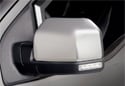 Image is representative of Putco Chrome Trim Mirror Covers.<br/>Due to variations in monitor settings and differences in vehicle models, your specific part number (400185) may vary.