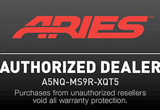Image is representative of Aries Grille Guard.<br/>Due to variations in monitor settings and differences in vehicle models, your specific part number (2054) may vary.