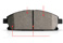 Image is representative of Power Stop Z16 Evolution Ceramic Brake Pads.<br/>Due to variations in monitor settings and differences in vehicle models, your specific part number (16-269) may vary.