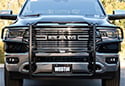 Image is representative of Westin Sportsman 1Piece Grille Guard.<br/>Due to variations in monitor settings and differences in vehicle models, your specific part number (40-0225) may vary.