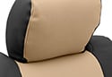 Image is representative of Coverking Leatherette Seat Covers.<br/>Due to variations in monitor settings and differences in vehicle models, your specific part number (CSCQD1GM7153) may vary.