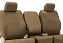 Image is representative of Coverking Ballistic Seat Covers.<br/>Due to variations in monitor settings and differences in vehicle models, your specific part number (CSC1E1BK7100) may vary.