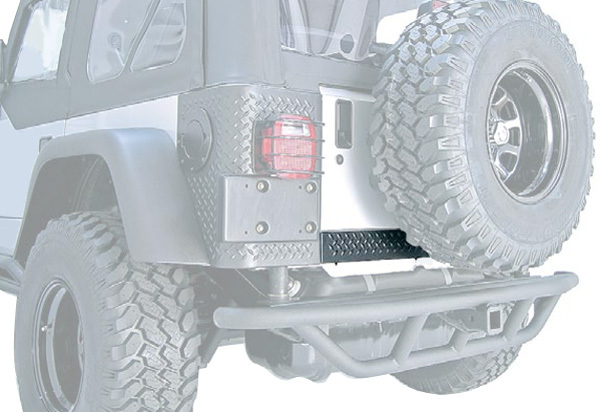 Rugged Ridge Body Armor Component Tailgate Sill