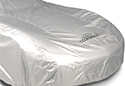 Image is representative of Coverking Silverguard Plus Car Cover.<br/>Due to variations in monitor settings and differences in vehicle models, your specific part number (CVC4EP3BM7206) may vary.