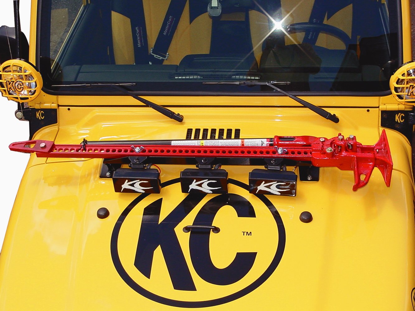 KC Hilites Hood Mount Utility Light Bar