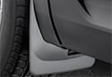 Image is representative of WeatherTech DigitalFit No Drill Mud Flaps.<br/>Due to variations in monitor settings and differences in vehicle models, your specific part number (110013-120018) may vary.