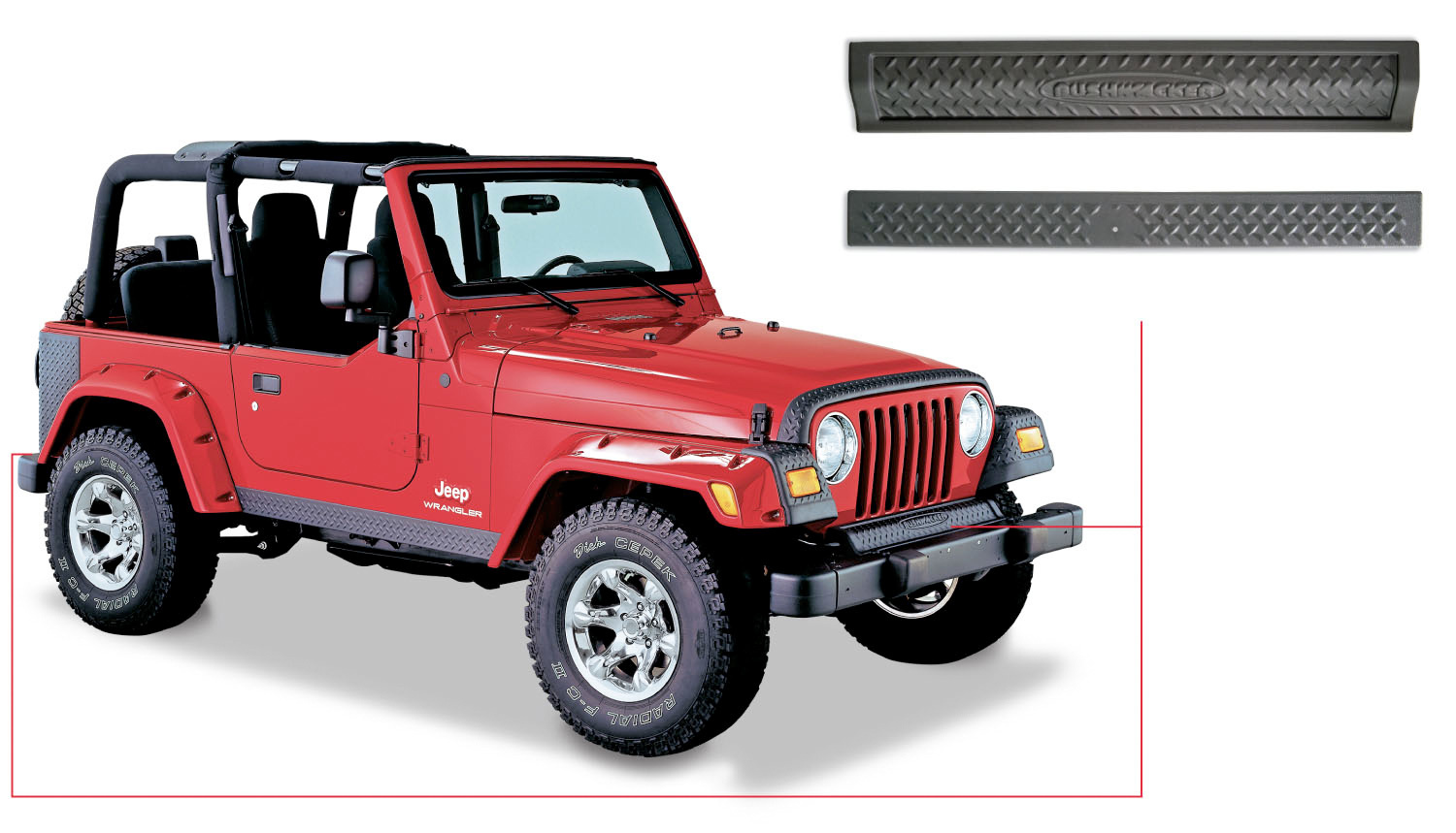 1997 Jeep wrangler body panels #3