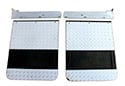 Image is representative of Go Industries Diamond Tread Mud Flaps.<br/>Due to variations in monitor settings and differences in vehicle models, your specific part number (S70730SET) may vary.