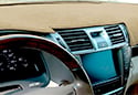 Image is representative of DashMat SuedeMat Dashboard Cover.<br/>Due to variations in monitor settings and differences in vehicle models, your specific part number (81659-00-25) may vary.