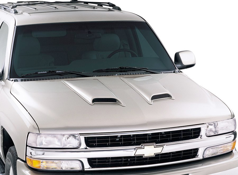 Chevy Silverado With Hood Scoop
