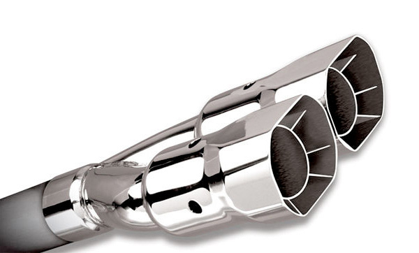 Borla Dual Square Intercooled Exhaust Tip