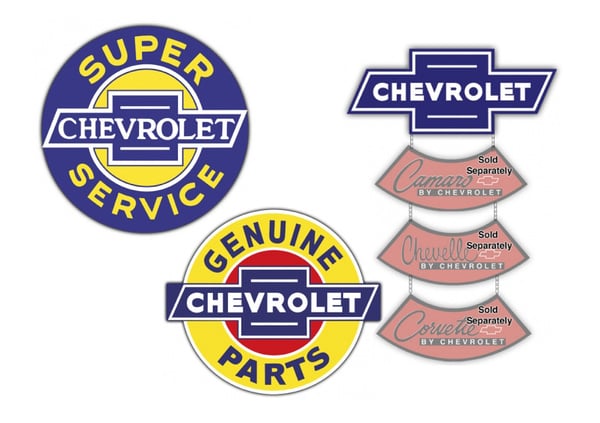 Chevrolet Vintage Sign by SignPast