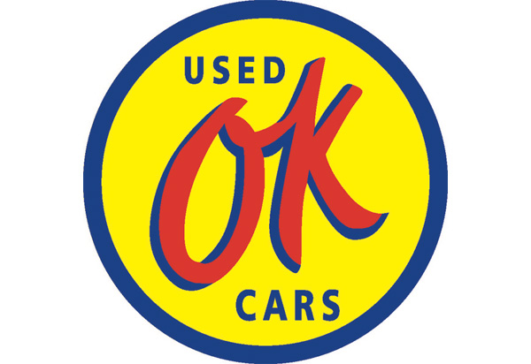 OK Used Cars Vintage Sign by SignPast
