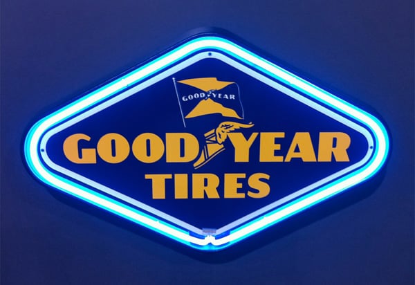Goodyear Tires Vintage Sign by SignPast