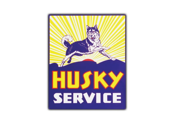 Husky Service Vintage Sign by SignPast