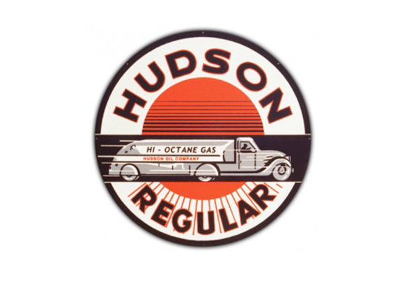 Hudson Gas Vintage Sign by SignPast