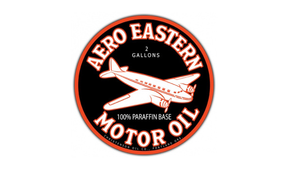 Aero Eastern Motor Oil Vintage Sign by SignPast