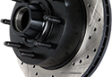 Image is representative of StopTech SportStop Drilled & Slotted Brake Rotor.<br/>Due to variations in monitor settings and differences in vehicle models, your specific part number (127.33039R) may vary.
