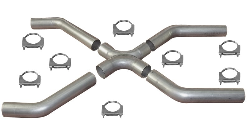 x pipe for exhaust