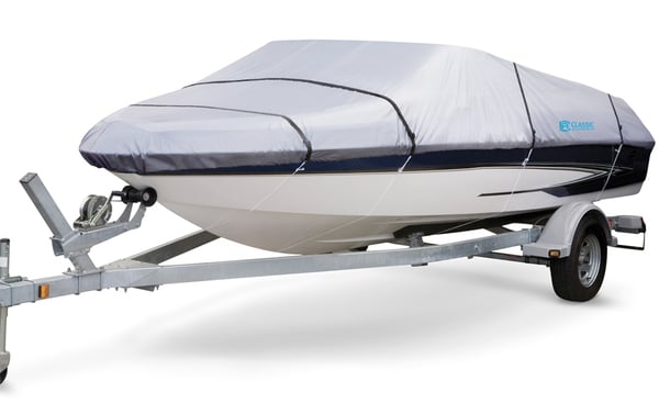 Classic Accessories Silver Max Boat Cover