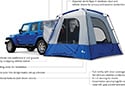 Image is representative of Napier Sportz Minivan & SUV Tent.<br/>Due to variations in monitor settings and differences in vehicle models, your specific part number (82000) may vary.