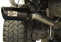 Image is representative of aFe Exhaust System.<br/>Due to variations in monitor settings and differences in vehicle models, your specific part number (49-46201) may vary.