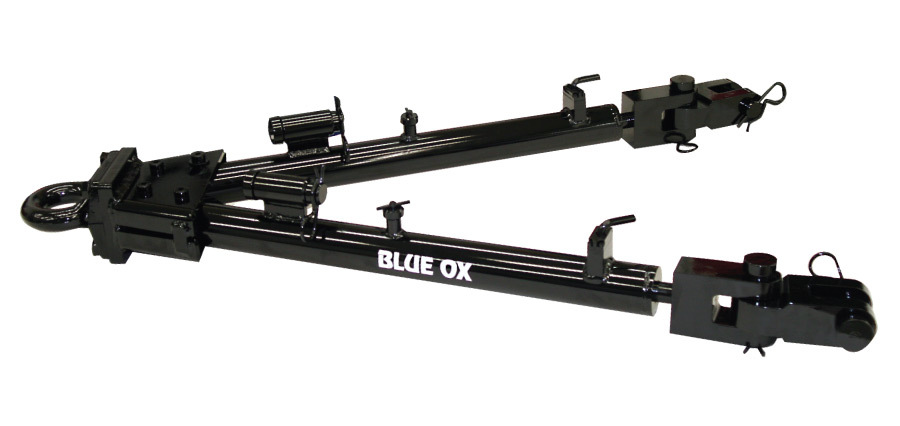 How does a tow bar hook up