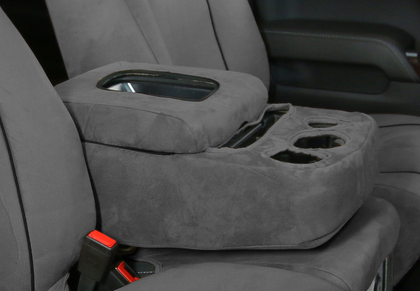 Charcoal Saddleman Front Bench Backrest Custom Made Seat