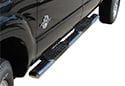 Image is representative of Steelcraft Oval Nerf Bars.<br/>Due to variations in monitor settings and differences in vehicle models, your specific part number (413809) may vary.