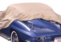 Image is representative of Covercraft Tan Flannel Car Cover.<br/>Due to variations in monitor settings and differences in vehicle models, your specific part number (C17109TF) may vary.